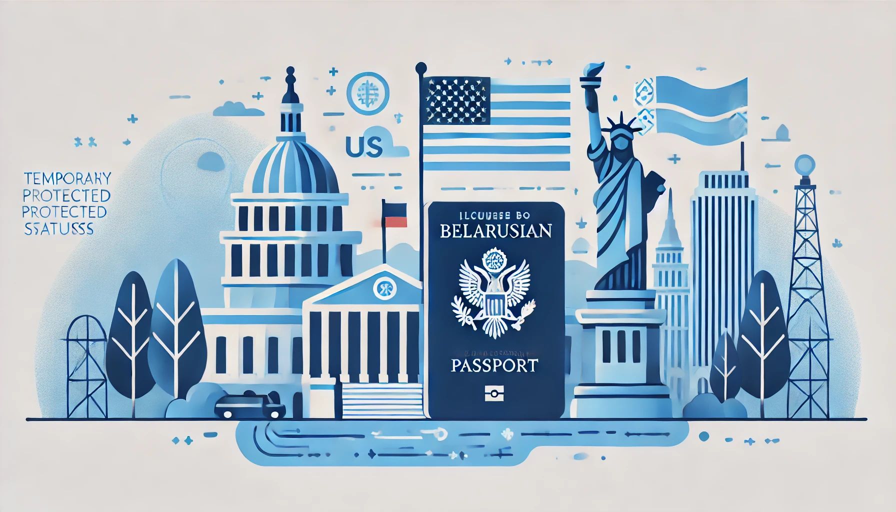 США предлагают новый статус виз для граждан Беларуси: временная защита TPS