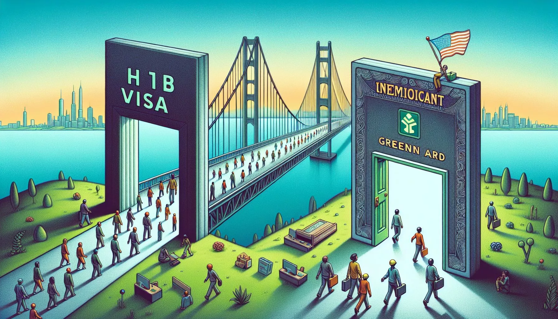 Различия между EB3 и H1B рабочими визами в США